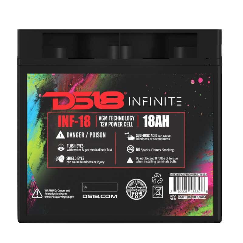DS18 — DS18 750 Watts 18 AH Infinite AGM Power Cell Battery - view 2