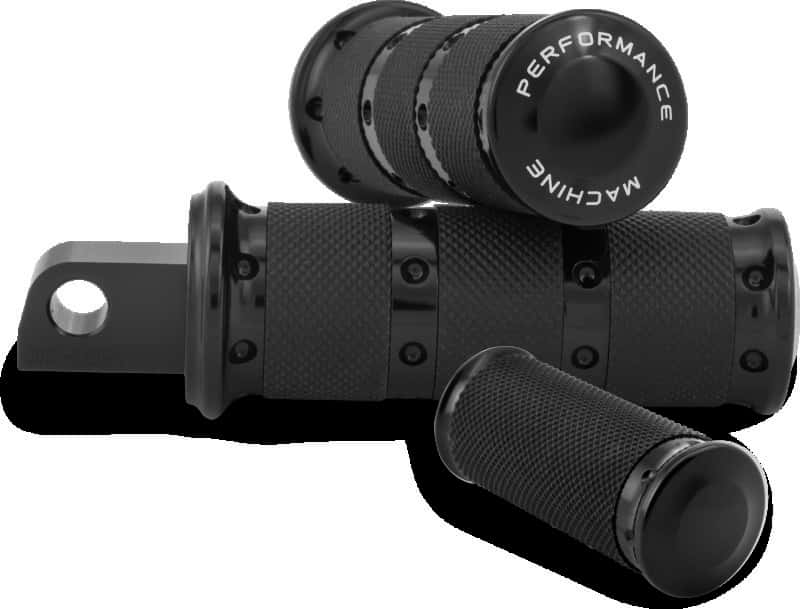 Performance Machine — Performance Machine Footpegs XLS - Black Ano - view 2