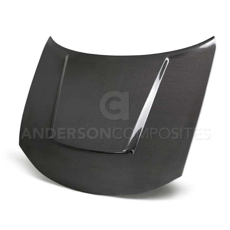 Anderson Composites — Anderson Composites 15-18 Dodge Charger Type DM (Demon Style) Carbon Fiber Hood - view 2