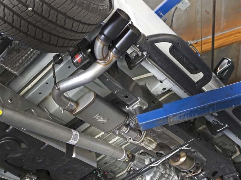 aFe — aFe MACH Force-Xp 3in 409 SS Cat-Back Exhaust w/ Black Tips 17-18 GM Colorado/Canyon V6-3.6L
Cat-Back Exhaust - view 6