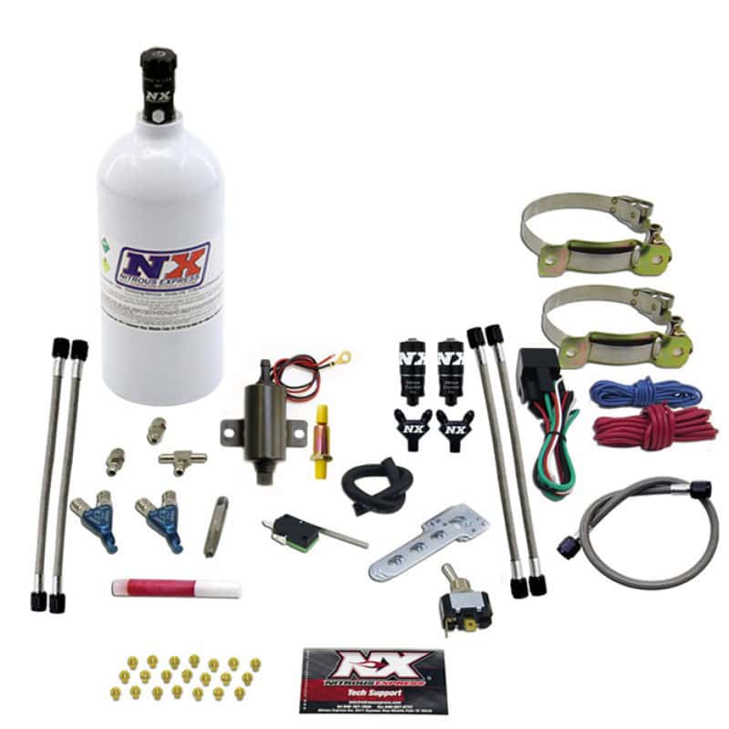 Nitrous Express — Nitrous Express 2 Cyl Piranha Nitrous Kit w/2.5lb Bottle
Injection System Kit
N2OSys - view 2