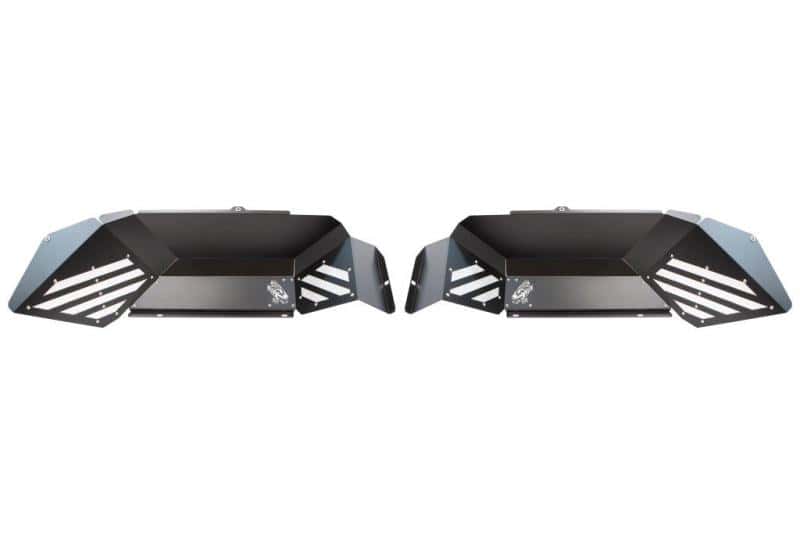 Fishbone Offroad — Fishbone Offroad 2020+ JT Gladiator Rear - Black Aluminum Inner Fenders - view 2