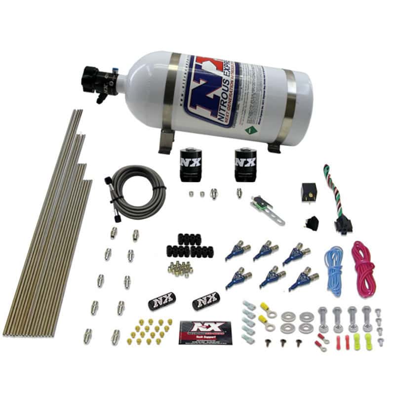 Nitrous Express — Nitrous Express 6 Cyl Gas Nitrous Kit (150-375HP) w/10lb Bottle
Injection System Kit
N2OSys - view 2