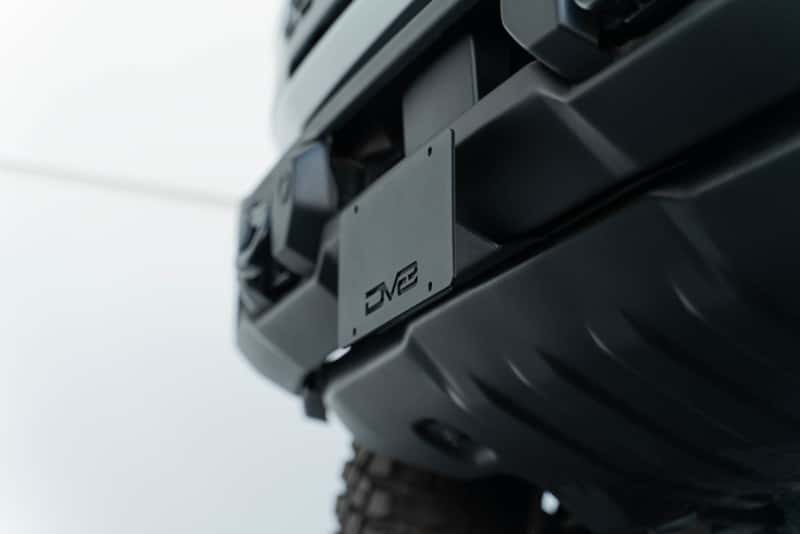 DV8 Offroad — DV8 Offroad 21-23 Ford Bronco Capable Bumper Front License Plate Mount
License Plate Mount - view 4