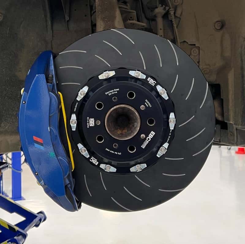 EBC — EBC Racing 11-19 BMW M5/M6 4.4L (F10/F12/F13/F06) 2 Piece SG Racing Front Rotors
Disc Brake Rotor Set - view 1