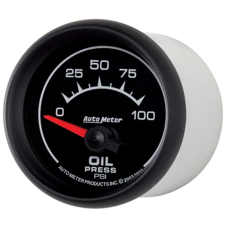 AutoMeter — Autometer ES 52mm 100 PSI Short Sweep Electric Oil Pressure Gauge
GA 2" OP 100PSI E ES - view 5