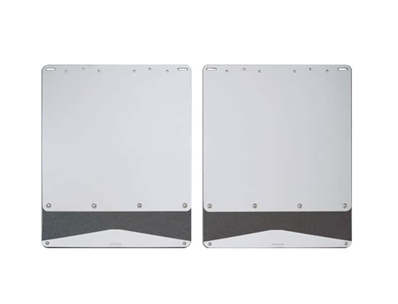 Putco — Putco Universal - Rubber Mud Flap w/ SS Trim (6in x 10in) - view 1