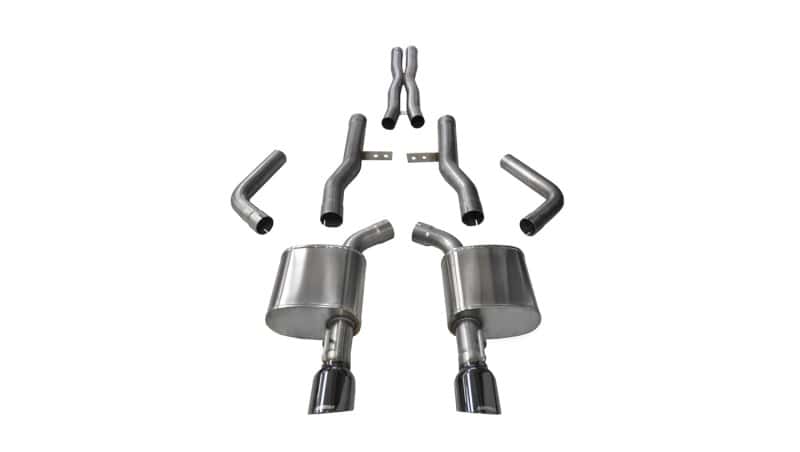 CORSA Performance — Corsa 2015-2023 Dodge Charger SRT/Scat Pack/R/T 6.4L Black Xtreme Cat-Back Exhaust
Exhaust - view 1