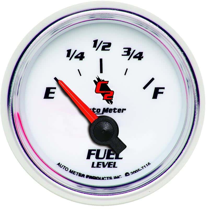 AutoMeter — Autometer C2 52mm 240-33 Ohm Short Sweep Electronic Fuel Level Gauge
GA 2" FUEL 240-33 C2 - view 2