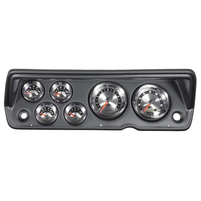AutoMeter — Autometer American Muscle Gauge Kit 6 Pc Abody/Duster/Demon/Dart 70-76 Tach/Mph/Fuel/Oilp/Wtmp/Volt
GA KT ABODY 70-76 AM - view 2