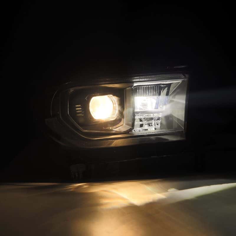 AlphaRex — AlphaRex 07-13 Toyota Tundra / 08-17 Sequoia LUXX-Series LED Proj HL Blk w/Actv Lgt Seq. Sig + DRL
Projector Headlights - view 5