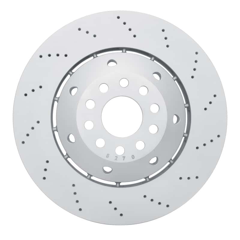 DFC — DFC 03-04 Audi RS6 Right Front Drilled Hi-Carbon Alloy Geomet Coated Rotor
DFC Brake Rotor - view 1