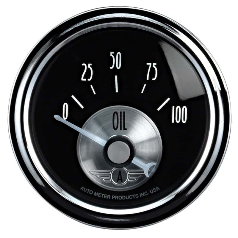 AutoMeter — Autometer Prestige Series 52mm 0-100 PSI Short Sweep Electronic Oil Pressure Gauge
2-1/16" OIL PRESS, 0 - view 1