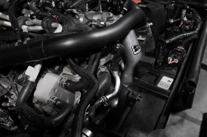 K&N Engineering — K&N 2023 Ford Bronco Raptor 3.0L V6 Aluminum Charge Pipe Kit - Gunmetal Gray - view 4