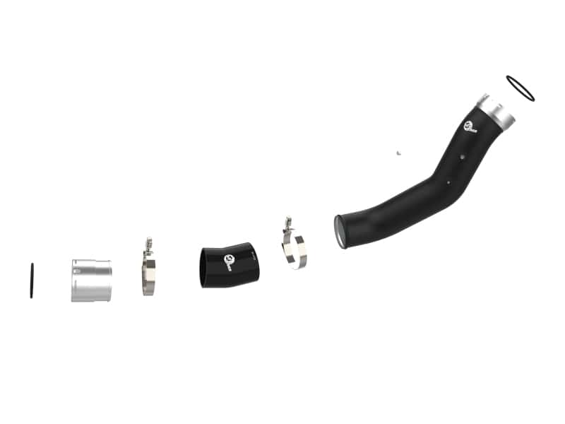 aFe — aFe 2024 GM Diesel Trucks V8 6.6L L5P BladeRunner 3.5in Aluminum Cold Charge Pipe - Black
Cold Charge Pipe - view 2