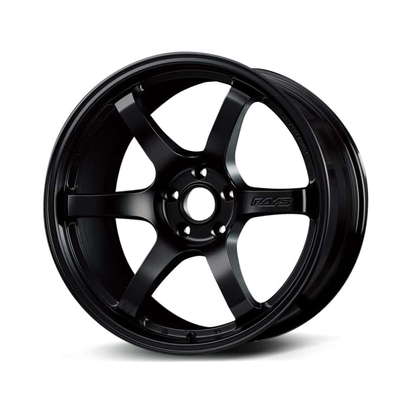 Gram Lights — Gram Lights 57DR 19x9.5 +25 5x114.3 Semi Gloss Black Wheel - view 1