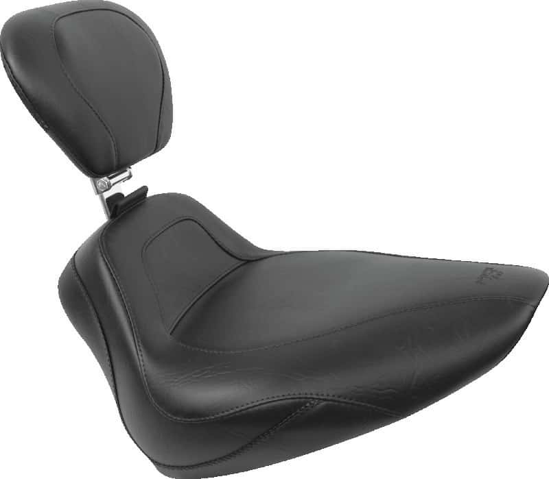 Mustang Motorcycle — Mustang 02-08 Honda VTX1800C Sport Touring 2PC Seat - Black - view 2