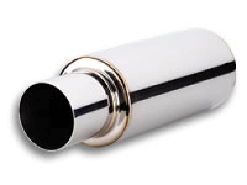 Vibrant — Vibrant TPV Turbo Round Muffler (23in Long) with 4in Round Tip Straight Cut - 3in inlet I.D.
3"IDTPVMufflrStrtTip
3"IDTPVMufflerRndTip
Muffler - view 2