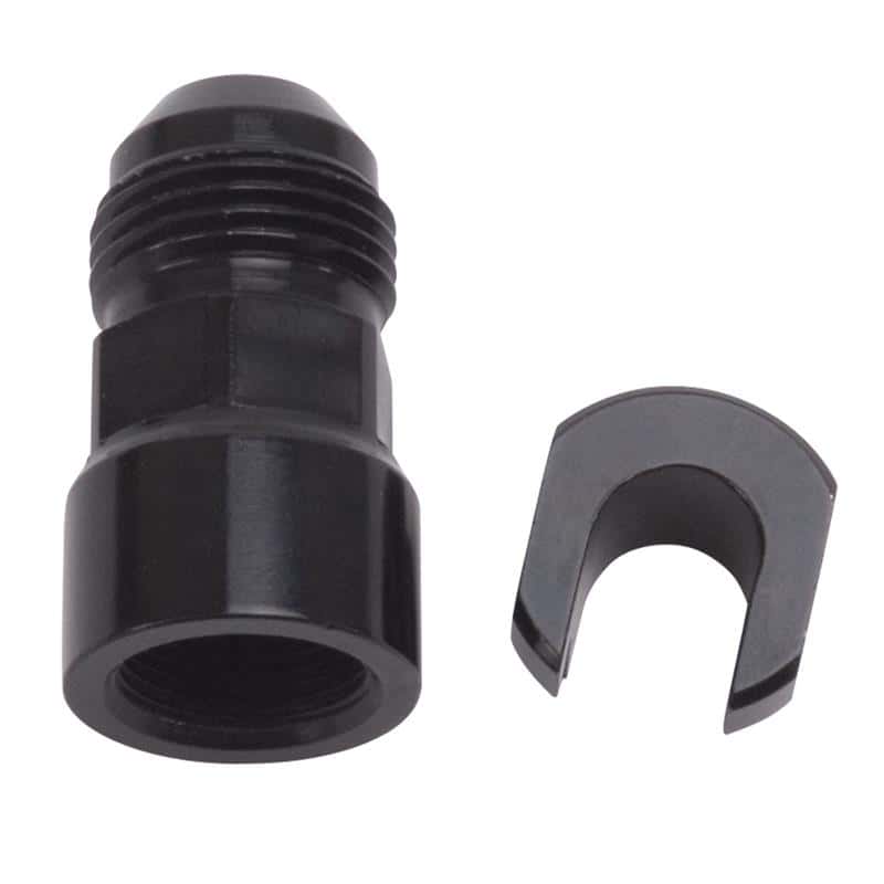 Russell — Russell Performance -8AN Male to 3/8in SAE Quick-Disconnect Female (Black Single)
Adapter Fitting - view 4