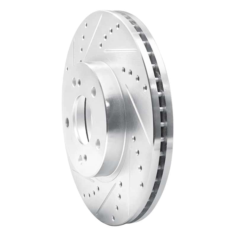 R1 Concepts — R1 97-01 Infiniti Q45 Front Left Drilled & Slotted Silver Brake Rotor
R1 Brake Rotor Drill - view 2