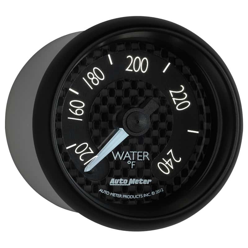 AutoMeter — Autometer GT Series 52mm Mechanical 120-240 Deg F Water Temperature Gauge
2-1/16" WATER TEMP, - view 12