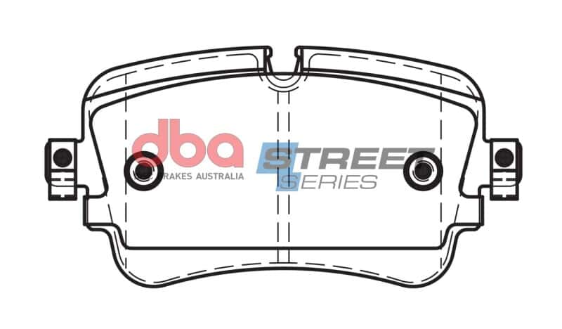 DBA — DBA 16-21 Audi Q7 (w/350mm Rear Rotor) Street Series Rear Brake Pads
Brake Pad - view 2