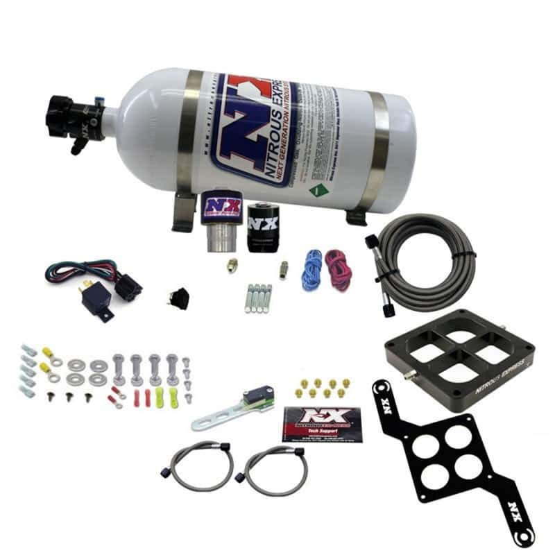 Nitrous Express — Nitrous Express Single Entry Crossbar RNC .178 4500 Flange Nitrous Kit (250-650HP) w/10lb Bottle
Injection System Kit
N2OSys - view 1