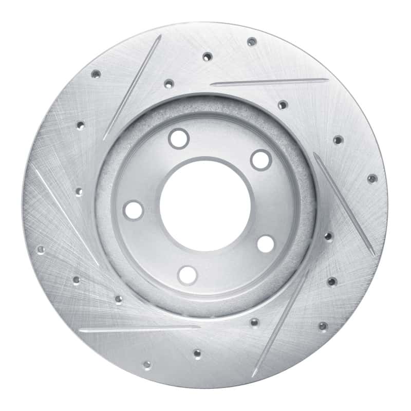 R1 Concepts — R1 92-03 Mazda 626 Front Right Drilled & Slotted Silver Brake Rotor
R1 Brake Rotor Drill - view 5
