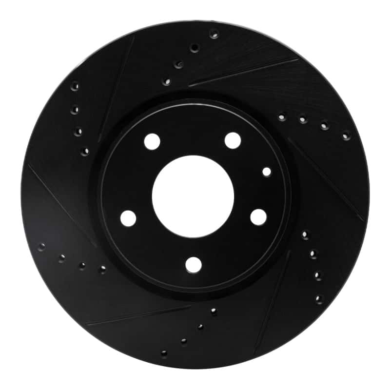 R1 Concepts — R1 16-25 Mazda CX-5 Front Left Drilled & Slotted Black Brake Rotor
R1 Brake Rotor Drill - view 1