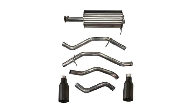 CORSA Performance — Corsa 2019-24 Ram 1500 5.7L Crew Cab w/ 57in or 76in Bed Cat-Back Dual Rr Exit 5in Blk Cerakote Tips
Exhaust - view 1