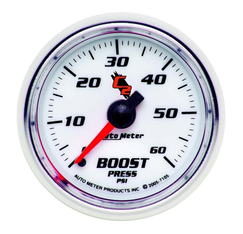 AutoMeter — Autometer C2 52mm 0-60 PSI Mechanical Boost Gauge
GA 2" BST 60PSI M C2 - view 2