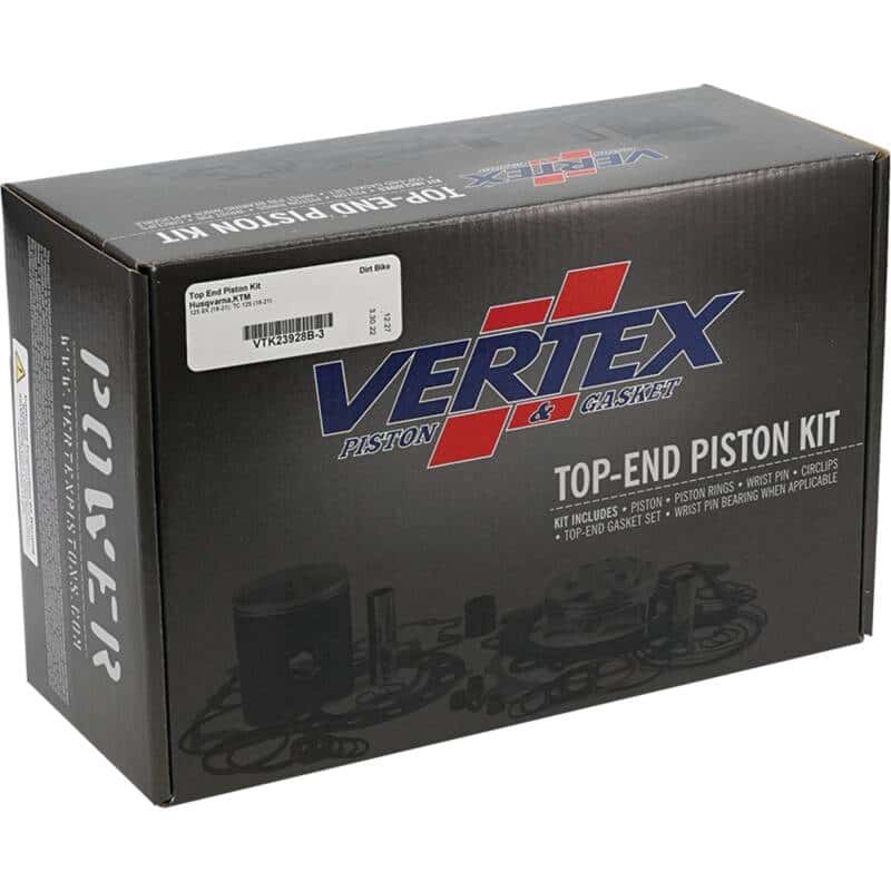 Vertex Pistons — Vertex Piston 18-22 KTM 125 SX 125cc Top End Piston Kit - view 5