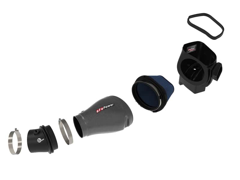 aFe — aFe Track Series Carbon Fiber Pro 5R AIS - 2018 Jeep Grand Cherokee Trackhawk (WK2) V8-6.2L(SC)
Track Series Intake - view 2