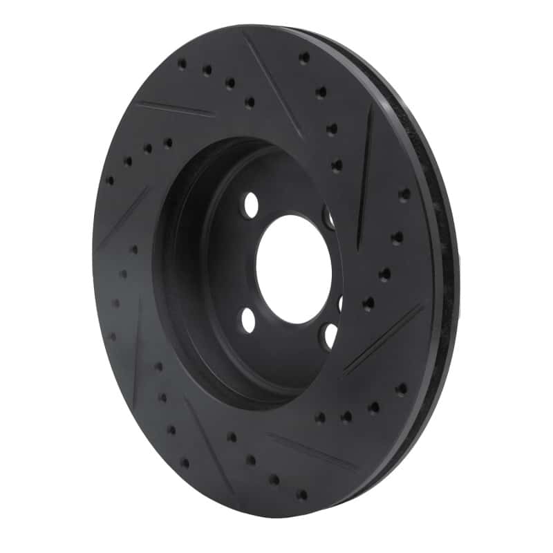 R1 Concepts — R1 07-15 Mini Cooper Clubman Front Left Drilled & Slotted Black Brake Rotor
R1 Brake Rotor Drill - view 4