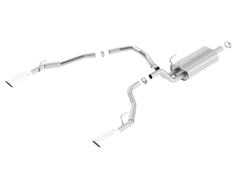 Borla — Borla Cat-Back Touring 09-15 Ram 1500 5.7L EC SB Truck Single Spilt Rear Exit Through Bumper
Cat-Back System
ExhstSysKt - view 4