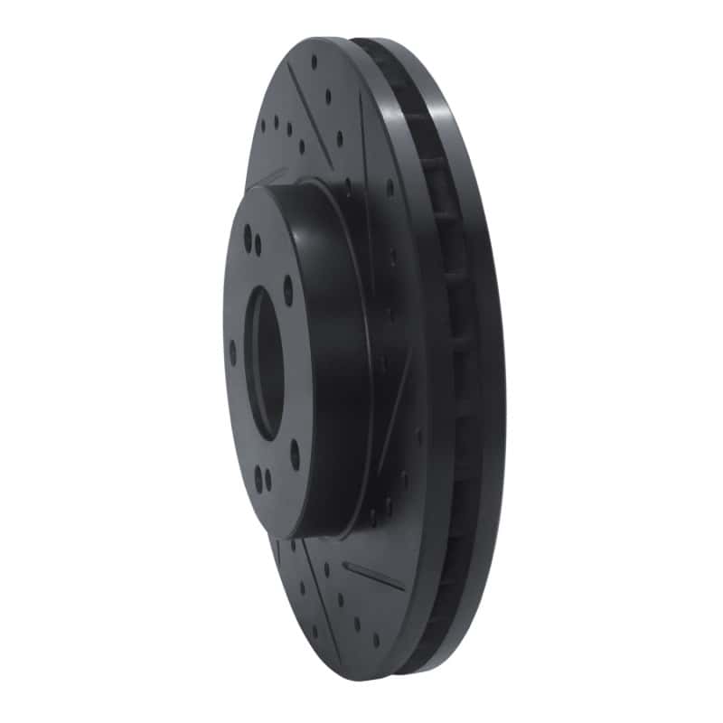 R1 Concepts — R1 89-96 Nissan 300ZX Front Right Drilled & Slotted Black Brake Rotor
R1 Brake Rotor Drill - view 2