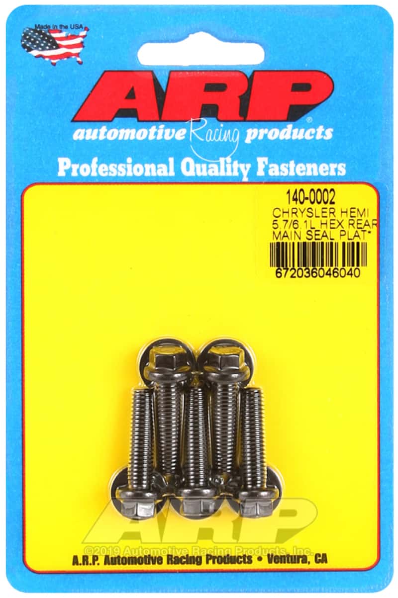 ARP — ARP Chrysler Hemi 5.7/6.1L Hex Rear Main Seal Plate Bolt Kit - view 2