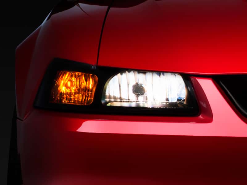Raxiom — Raxiom 99-04 Ford Mustang Axial Series OE Style Headlights- Black Housing (Smoked Lens)
Headlights - view 9