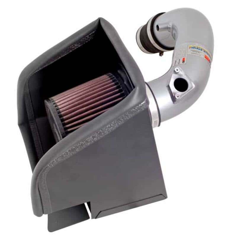 K&N Engineering — K&N 08-09 Scion xB Silver Typhoon Short Ram Intake
Performance Air Inta
Air Intake System - view 2