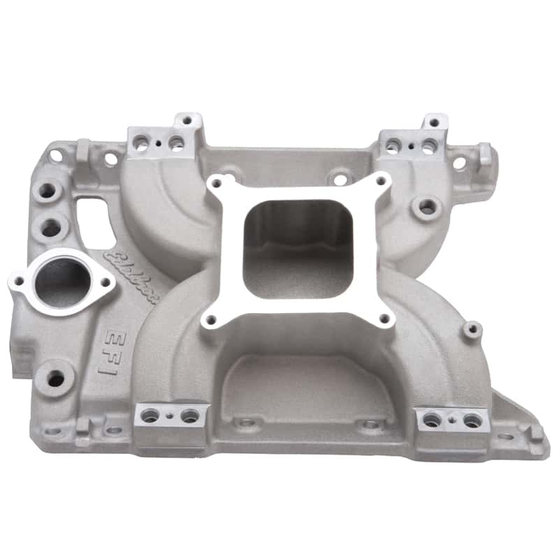 Edelbrock — Edelbrock Manifold Torker II Pontiac 389/455 for STD Flange Tb
MANIFOLD - view 2