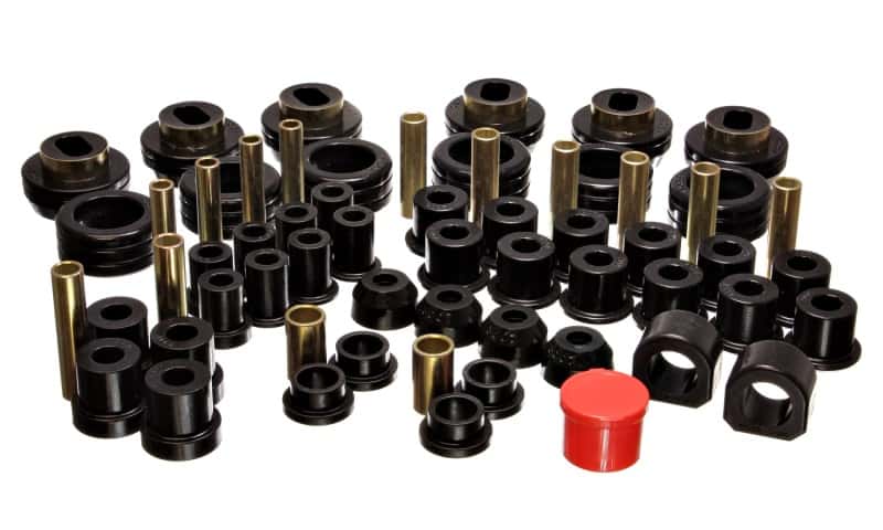 Energy Suspension — Energy Suspension 81-87 Chevy/GMC 4WD (w/ Aftermarket Frt Springs) Blk Hyper-flex Master Bushing Set
Master Bushing Kit - view 1