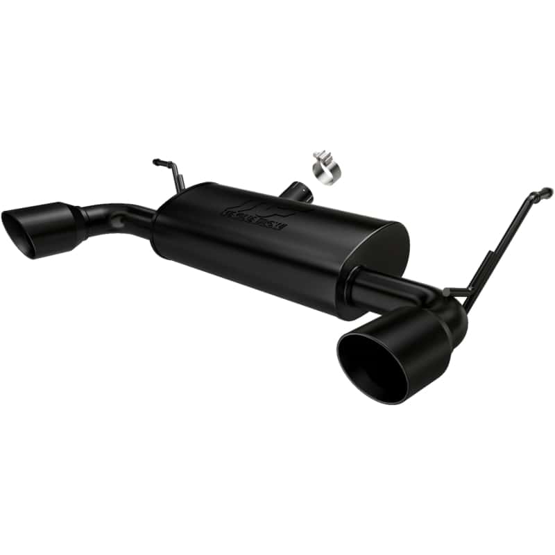 Magnaflow — MagnaFlow 07-17 Jeep Wrangler JK 3.8/3.6L Dual Split Rear Exit Black Axle-Back Exhaust
Axle-Back
Cat-Back - view 8