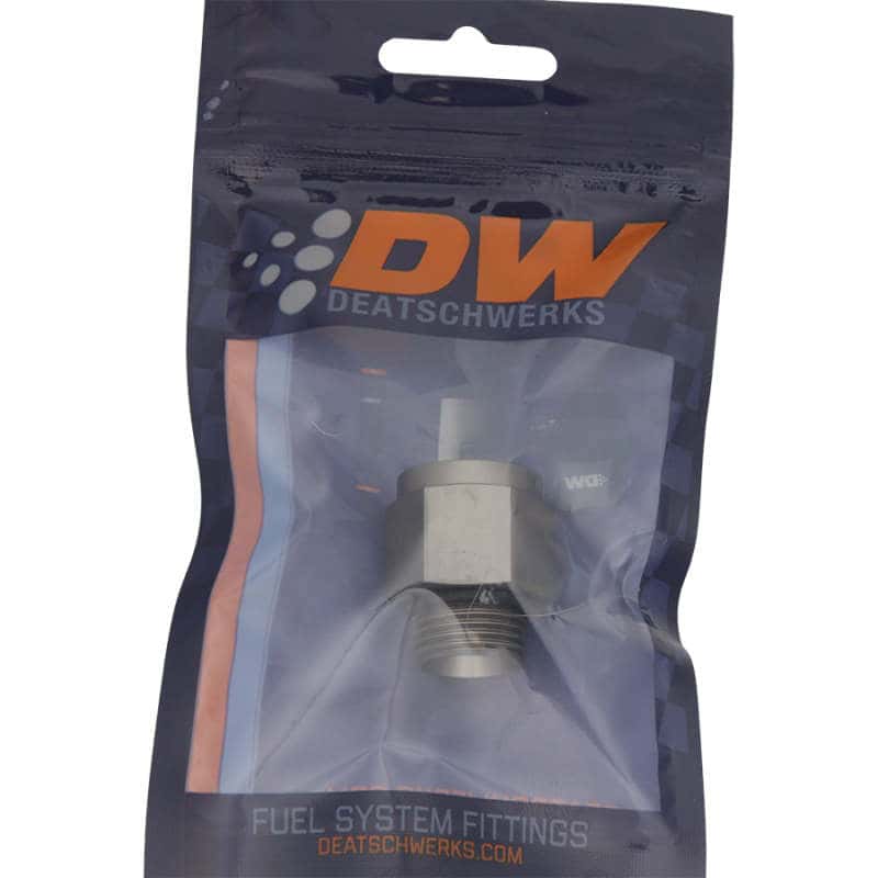DeatschWerks — DeatschWerks 8AN ORB Male To 18 X 1.5 Metric Female (Incl O-Ring) - view 3