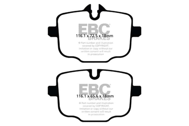 EBC — EBC 2021+ BMW M3/M4 3.0TT (G80/G82/G83) Bluestuff Rear Brake Pads
Disc Brake Pad - view 4