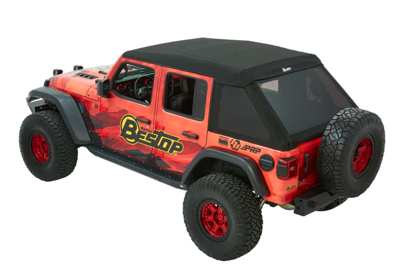 Bestop — Bestop 18-26 Jeep Wrangler JL 4-Door Trektop Ultra (Premium Black Twill)
Trektop Ultra - view 1