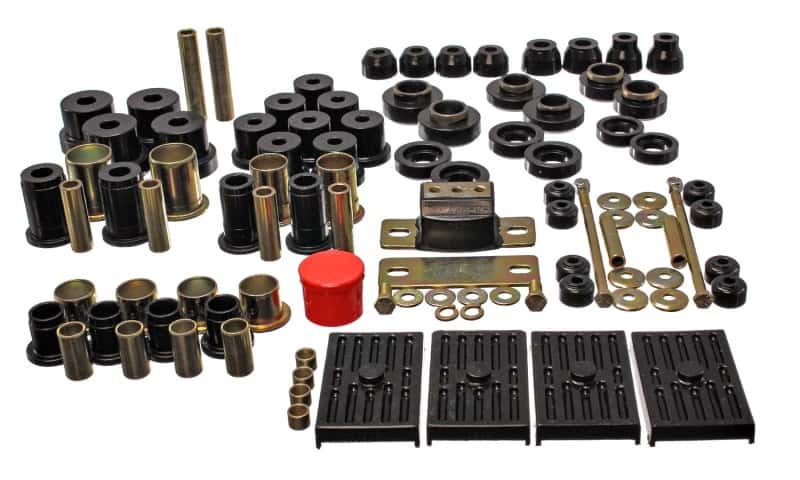 Energy Suspension — Energy Suspension 67-79 GM Camaro/Firebird w/ Multi Leaf Springs Black Hyper-Flex Master Bushing Set
Master Bushing Kit - view 1