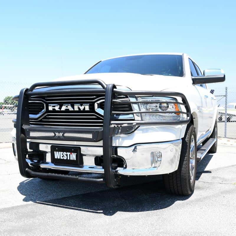 Westin — Westin 19-21 Ram 1500 Classic (Excl Rebel) Sportsman X Grille Guard - Textured Black
Grille Guard - view 4