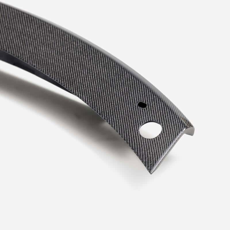 Anderson Composites — Anderson Composites 2024 Ford Mustang Type-AC Carbon Fiber Rear Spoiler Module W/ Spoiler Holes - view 9