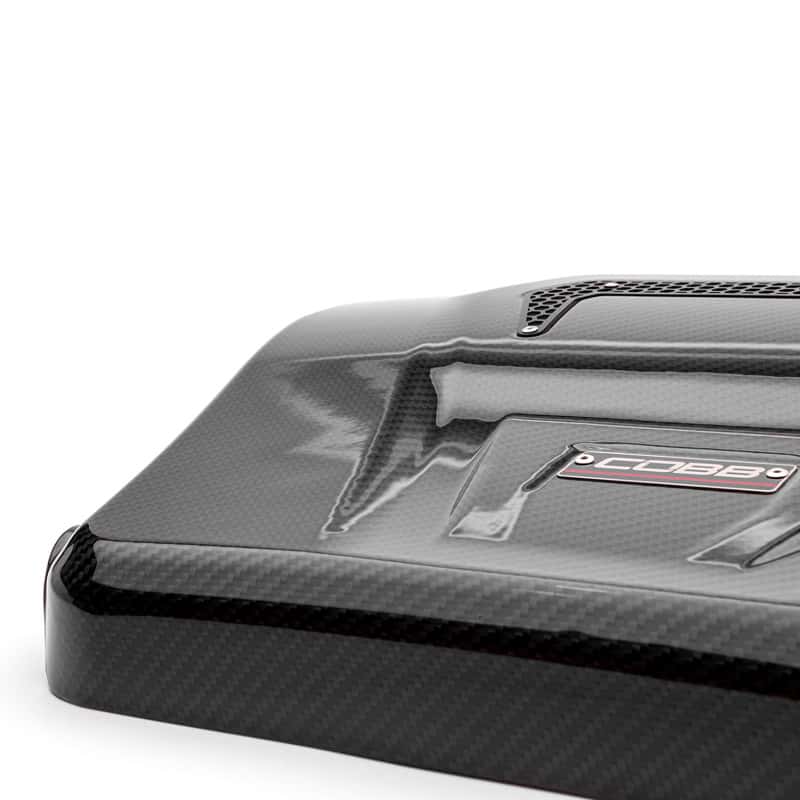 COBB — Cobb Volkswagen GTI (MK7/MK7.5/MK8) / Golf R / Audi A3 & S3 (8V) Redline Carbon Fiber Engine Cover - view 3