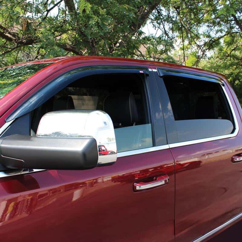 Westin — Westin 2019 RAM 1500 Crew Cab (Non Classic) Slim Wind Deflector 4pc - Smoke
Side Window Vent - view 3